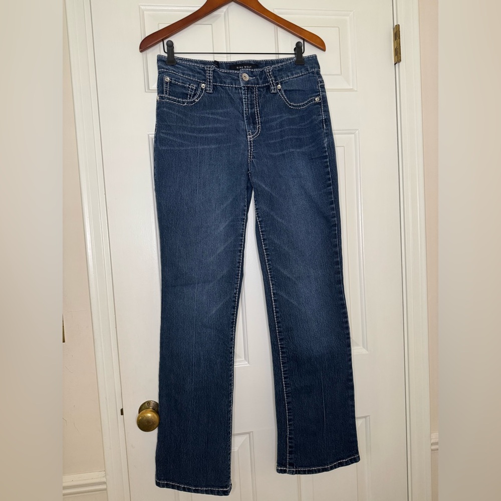 Nine West Blue Denim Jeans